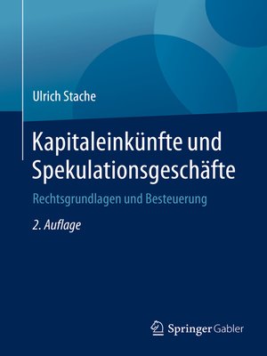 cover image of Kapitaleinkünfte und Spekulationsgeschäfte
